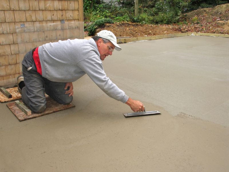 Spring Concrete Pour