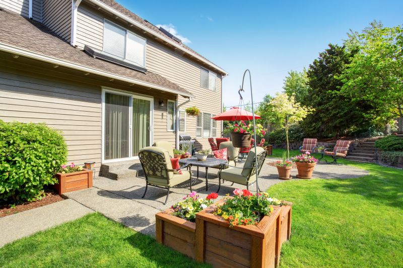 Patio with Decorative Finish